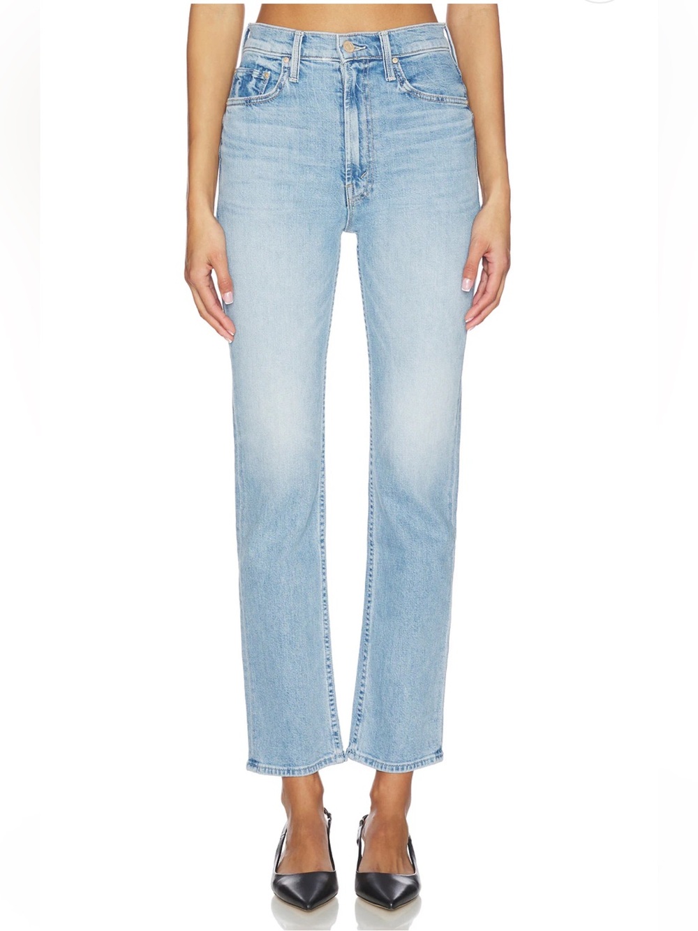 MOTHER High Waisted Rider Hover Jeans in Comeback Kid NWT